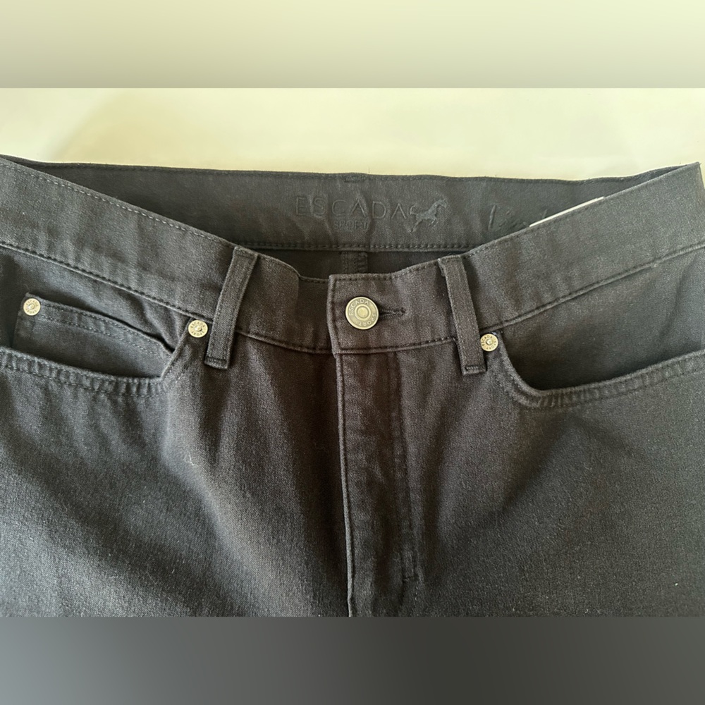 Escada Sport Black Denim Pants - Picture 4 of 12